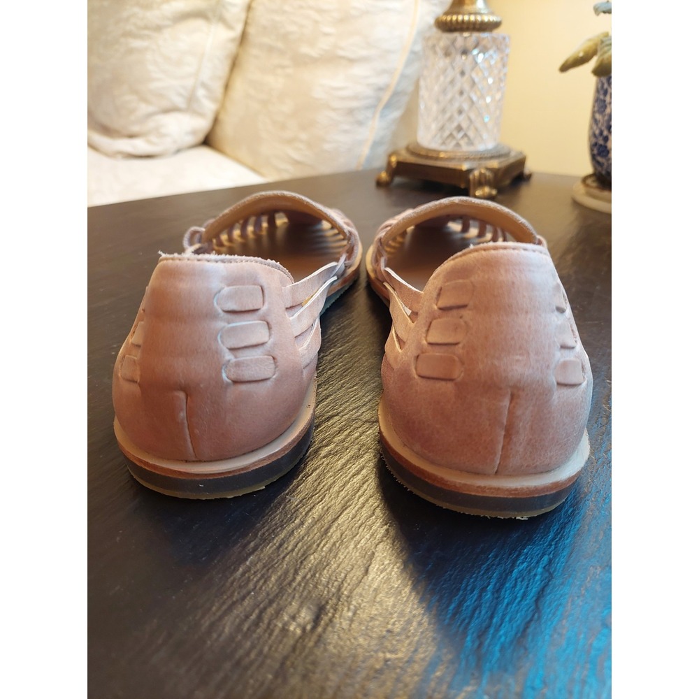 Nisolo Wmns Desert Rose Leather Huarache Strappy Flat Sandal Size 7.5M NEW! $138 - Picture 5 of 12
